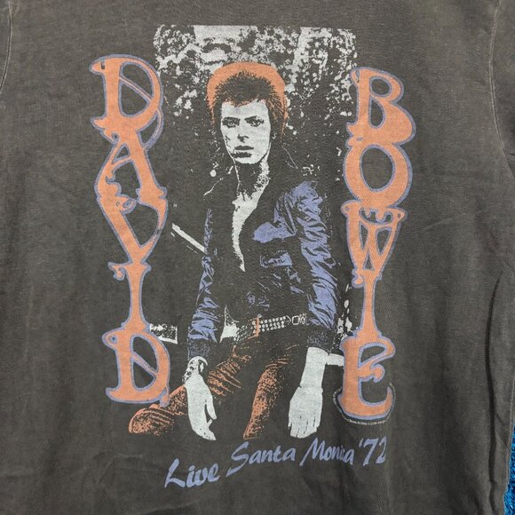 David Bowie Live In Santa Monica 72 Rock T-Shirt Size Medium - Picture 2 of 4
